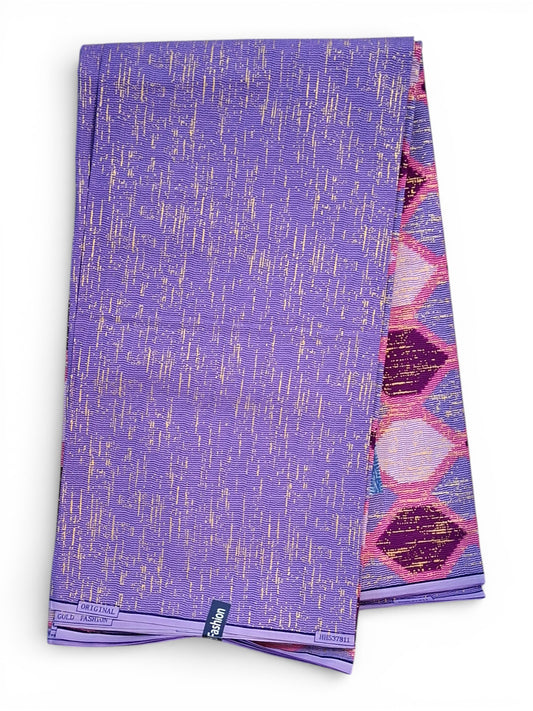 Kente Gold Fashion | Multicolor | Roze/Paars Mix