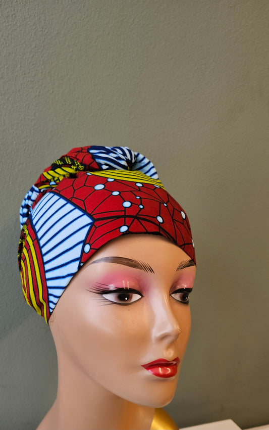 Hoofddoek/Headwrap in Afrikaanse Prin