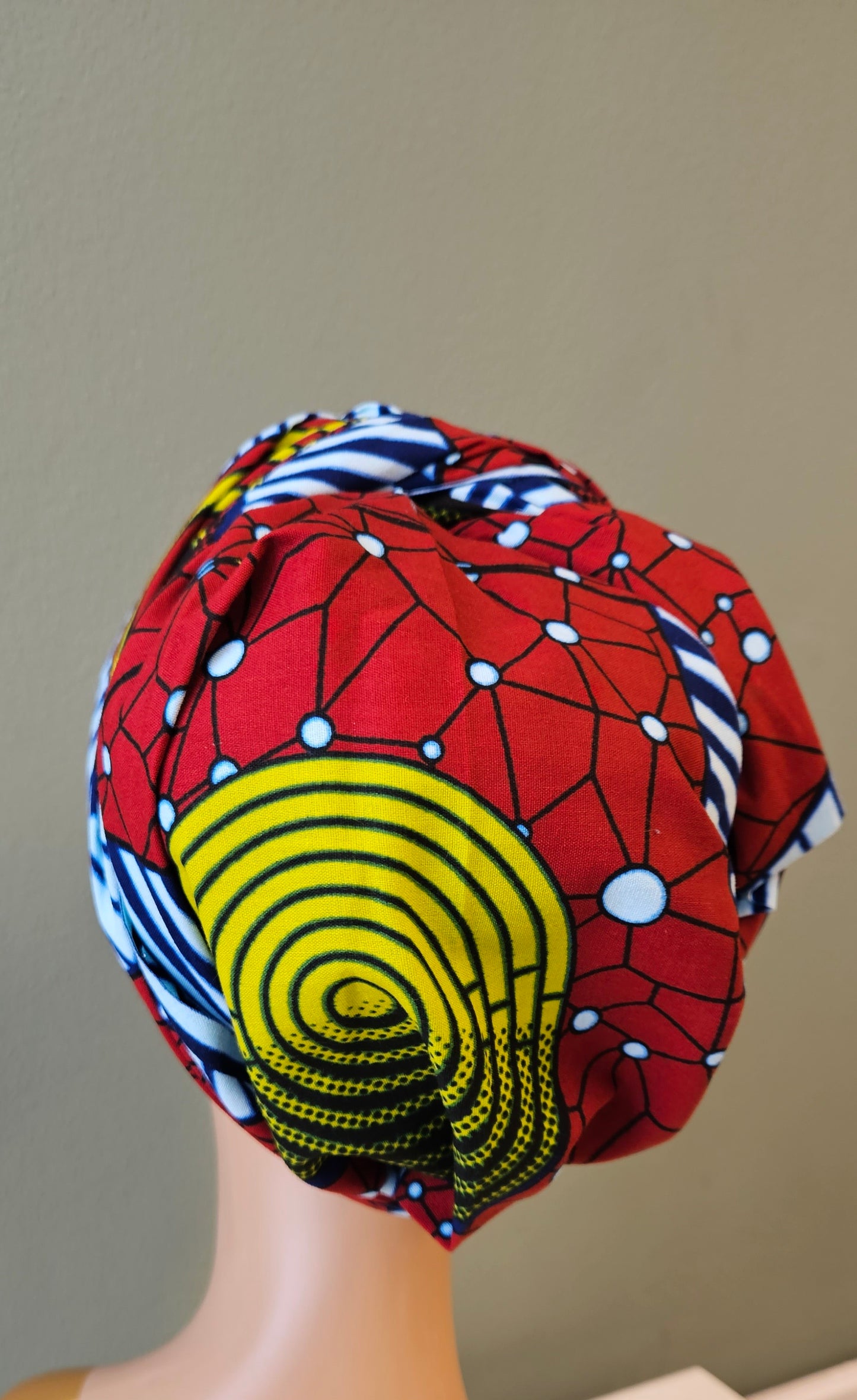 Hoofddoek/Headwrap in Afrikaanse Prin