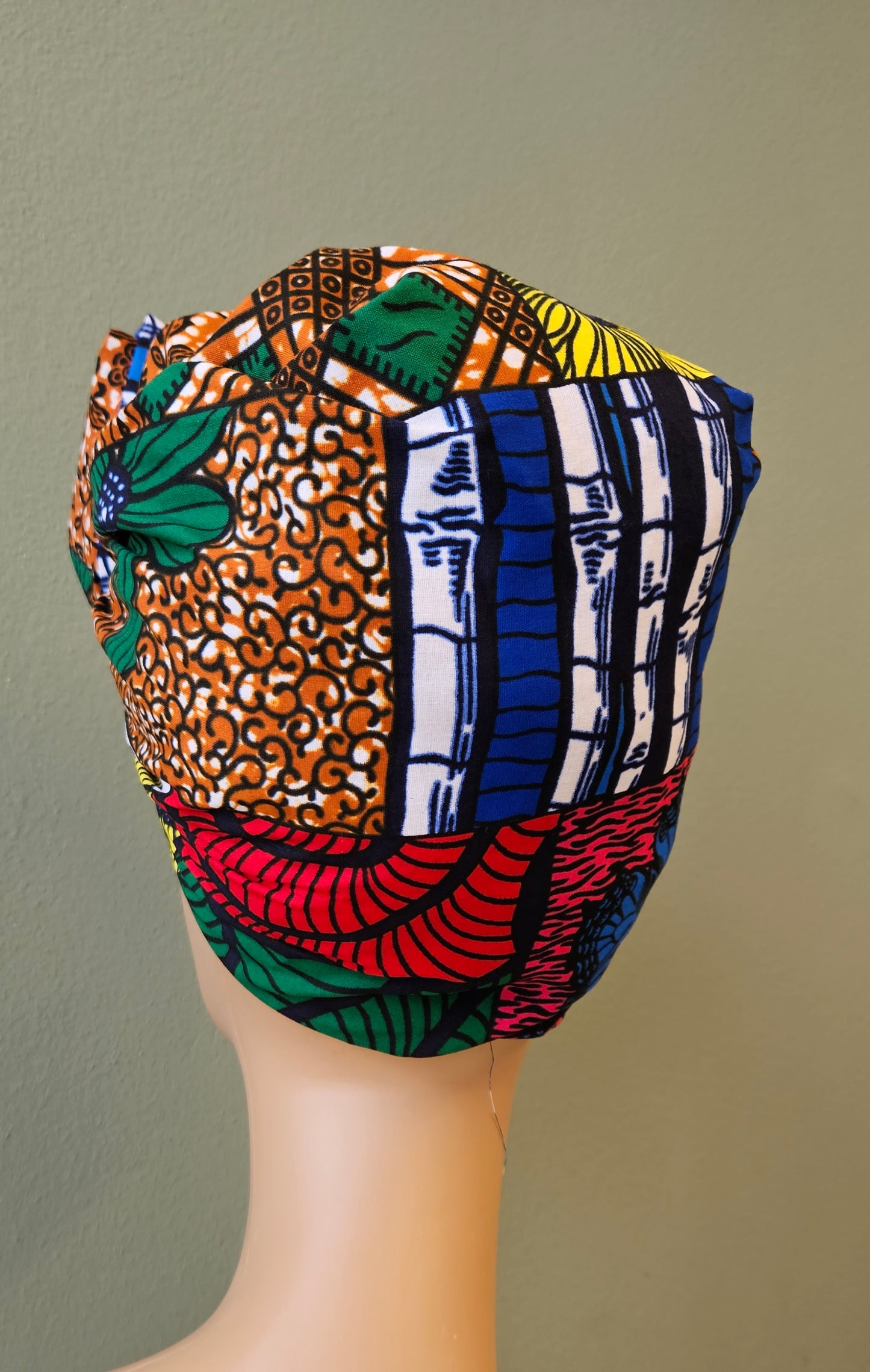 Hoofddoek/Headwrap in Afrikaanse Print