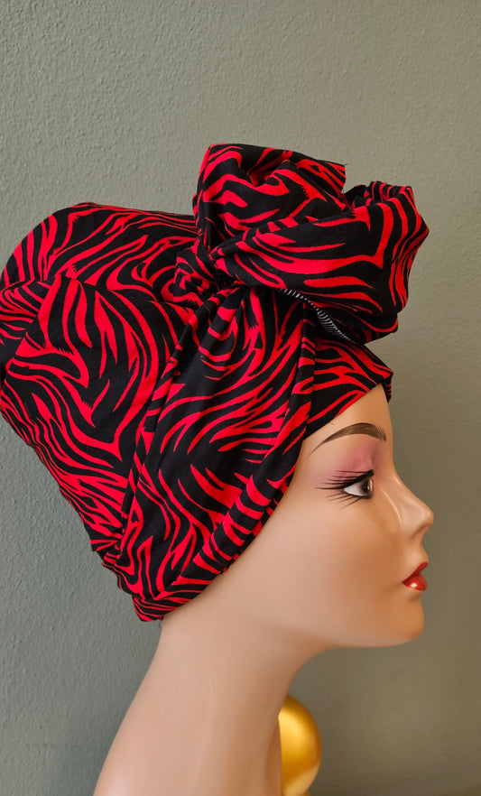Hoofddoek/Headwrap in Afrikaanse Print