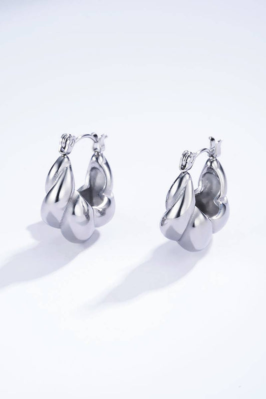 Oorbellen van roestvrij staal 124DY60