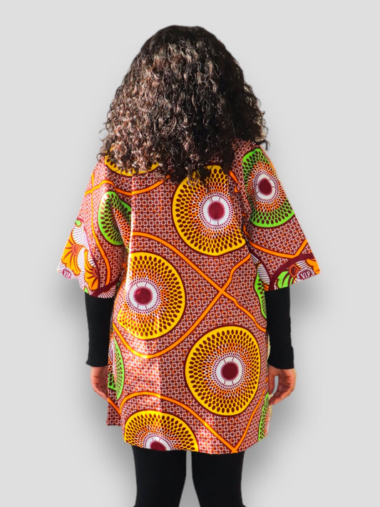 Kimono van Afrikaanse Print - Multicolor 3