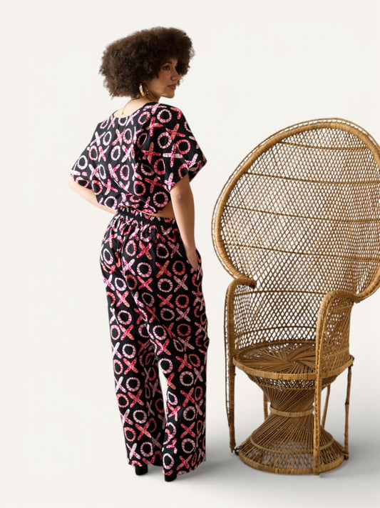 Baggy Broek –Crop Top Set