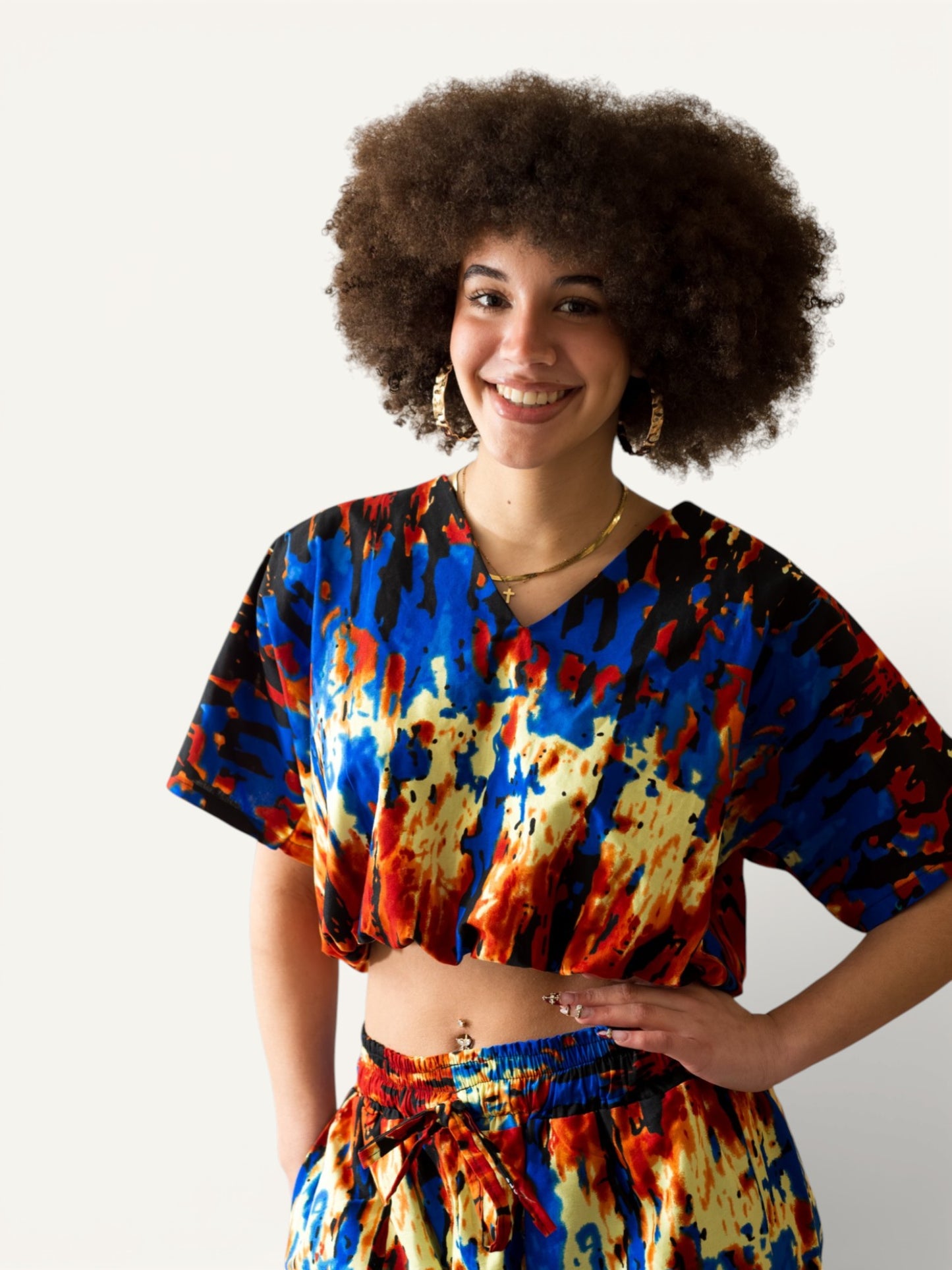 Baggy Broek – Crop Top Set