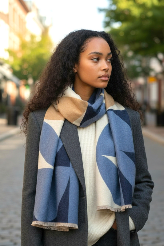 NANA sjaal retroprint