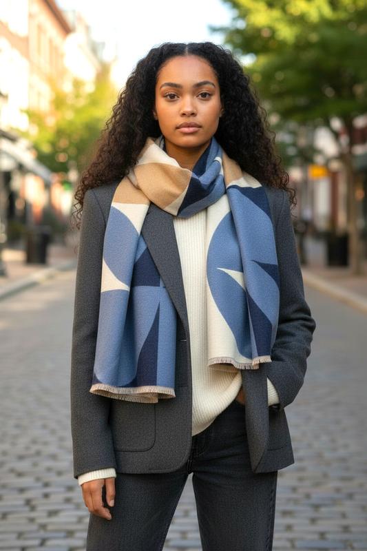 NANA sjaal retroprint