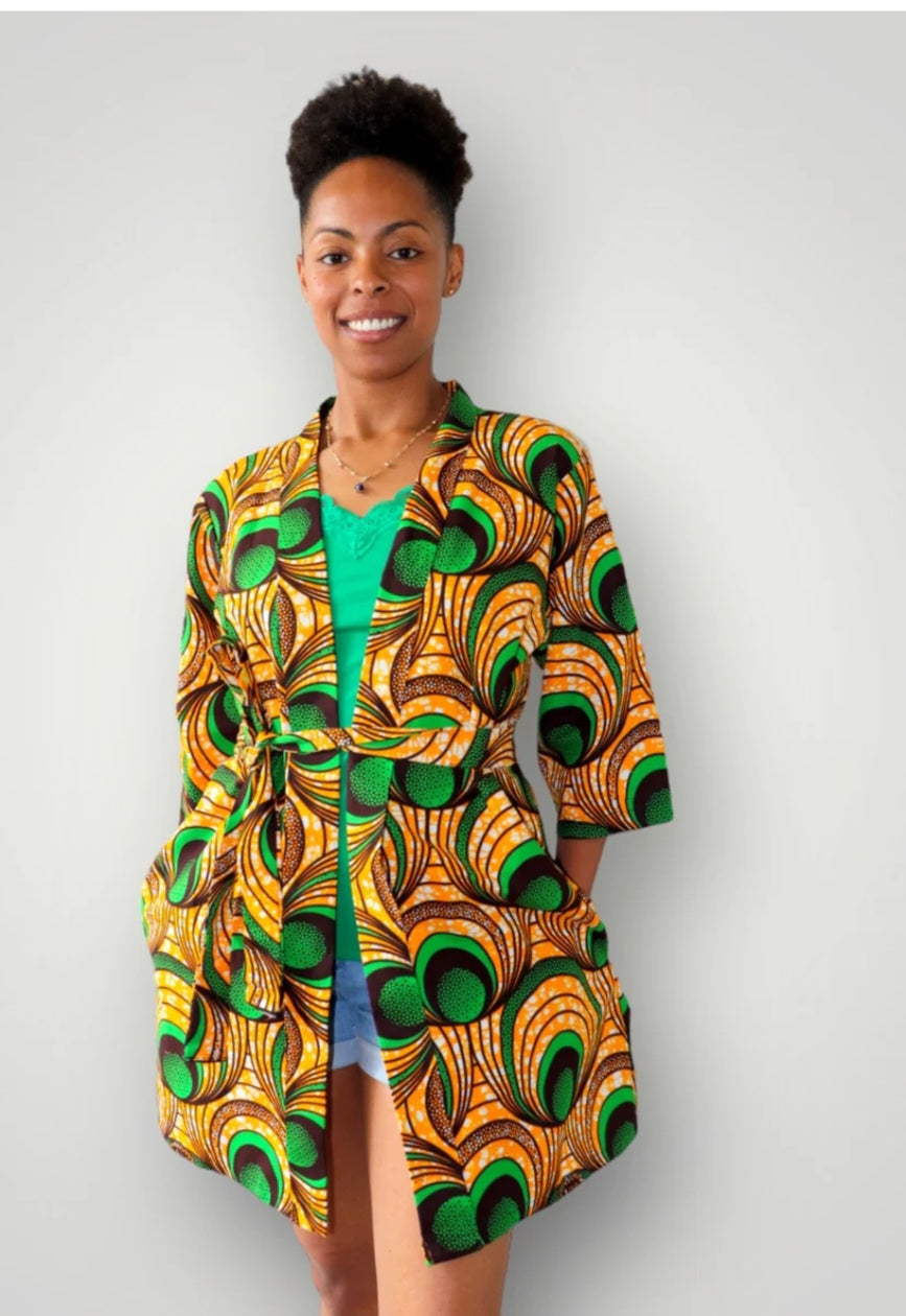 Hoofddoek/Headwrap in Afrikaanse Print