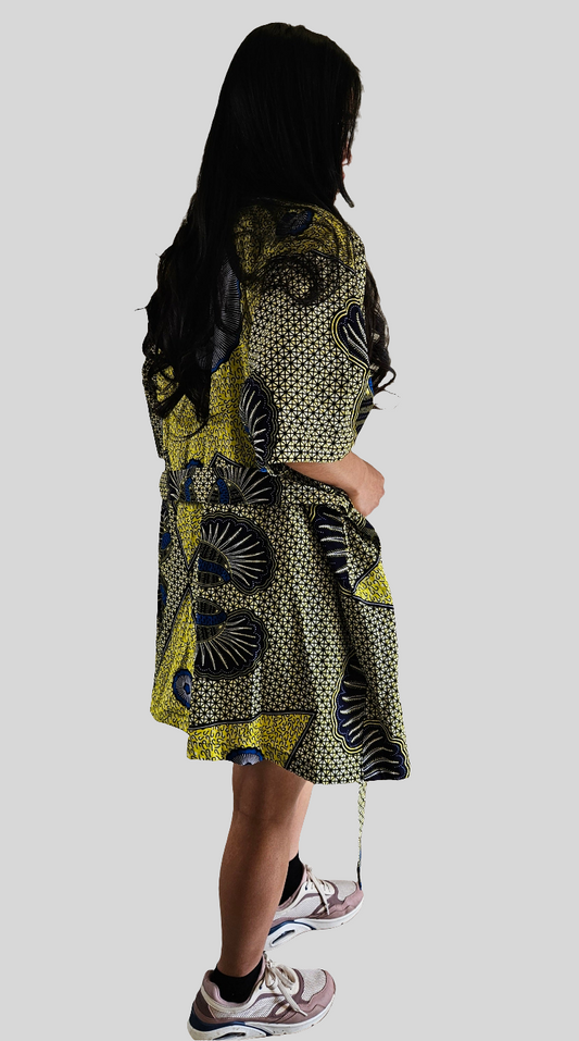 Kimono Vest van Afrikaanse Print