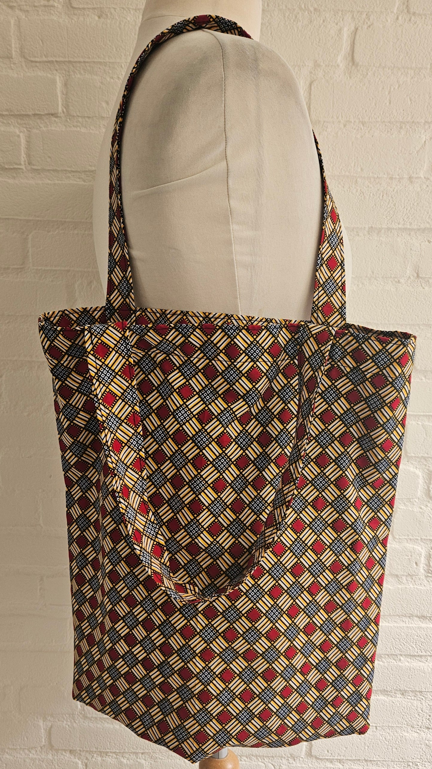 Tote Tas in Afrikaanse Print - Multicolor 2