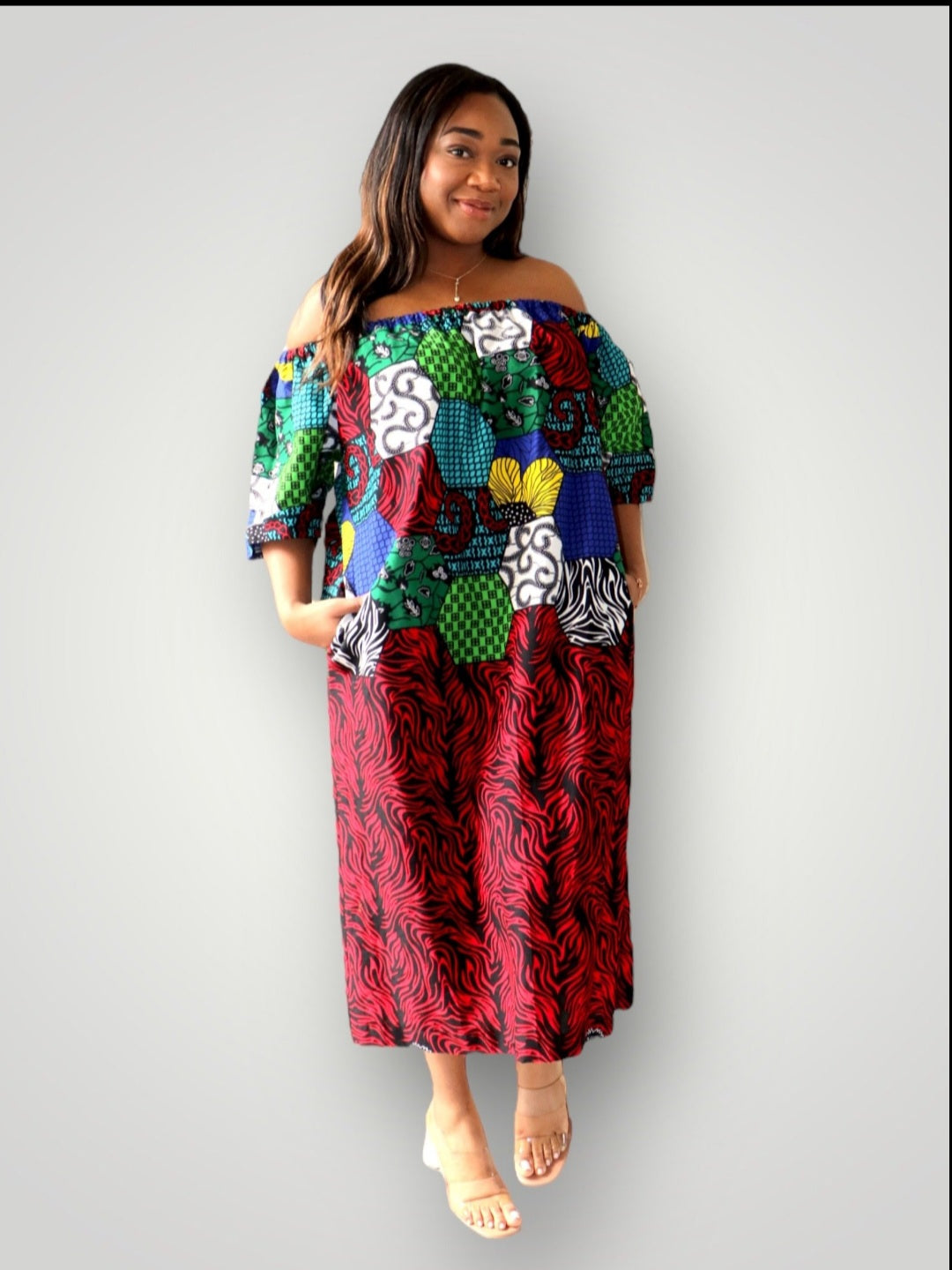 Hoofddoek/Headwrap in Afrikaanse Print