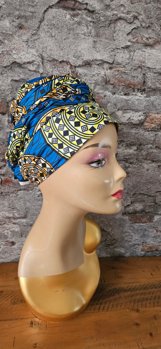 Hoofddoek/Headwrap in Afrikaanse Print