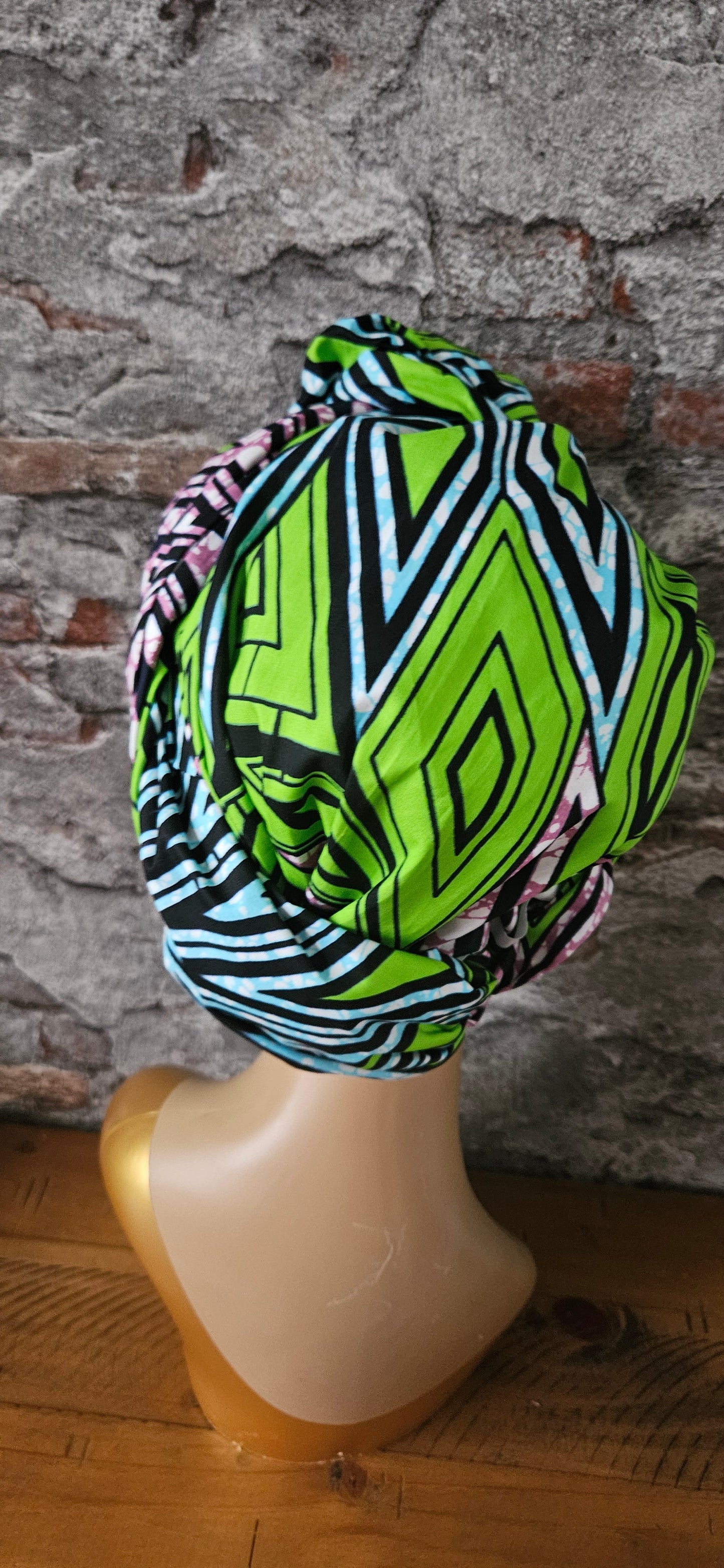 Hoofddoek/Headwrap in Afrikaanse Print