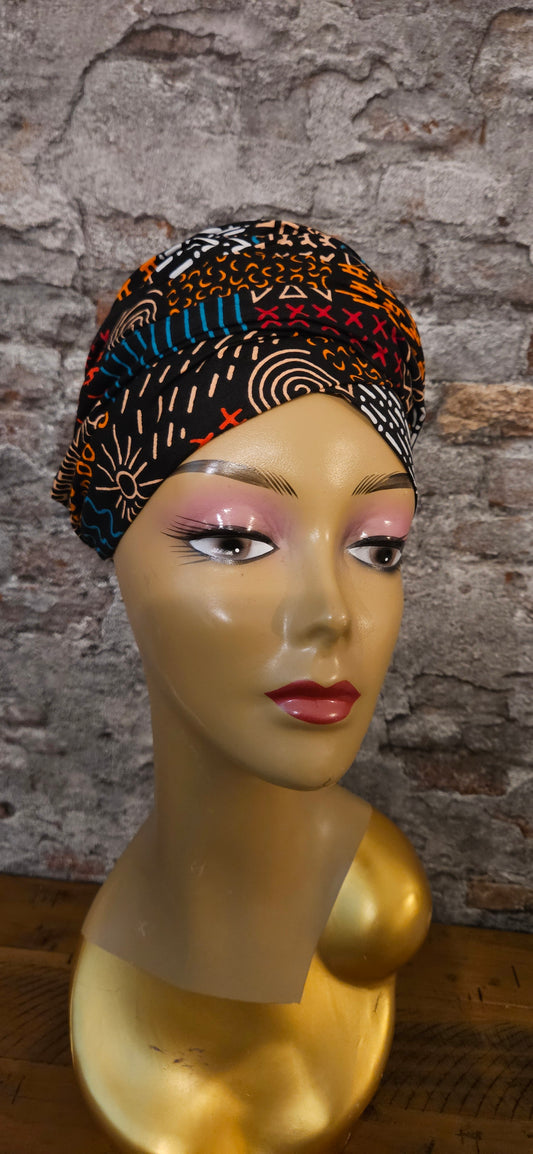 Nana Hoofddoek/Headwrap in Afrikaanse Print