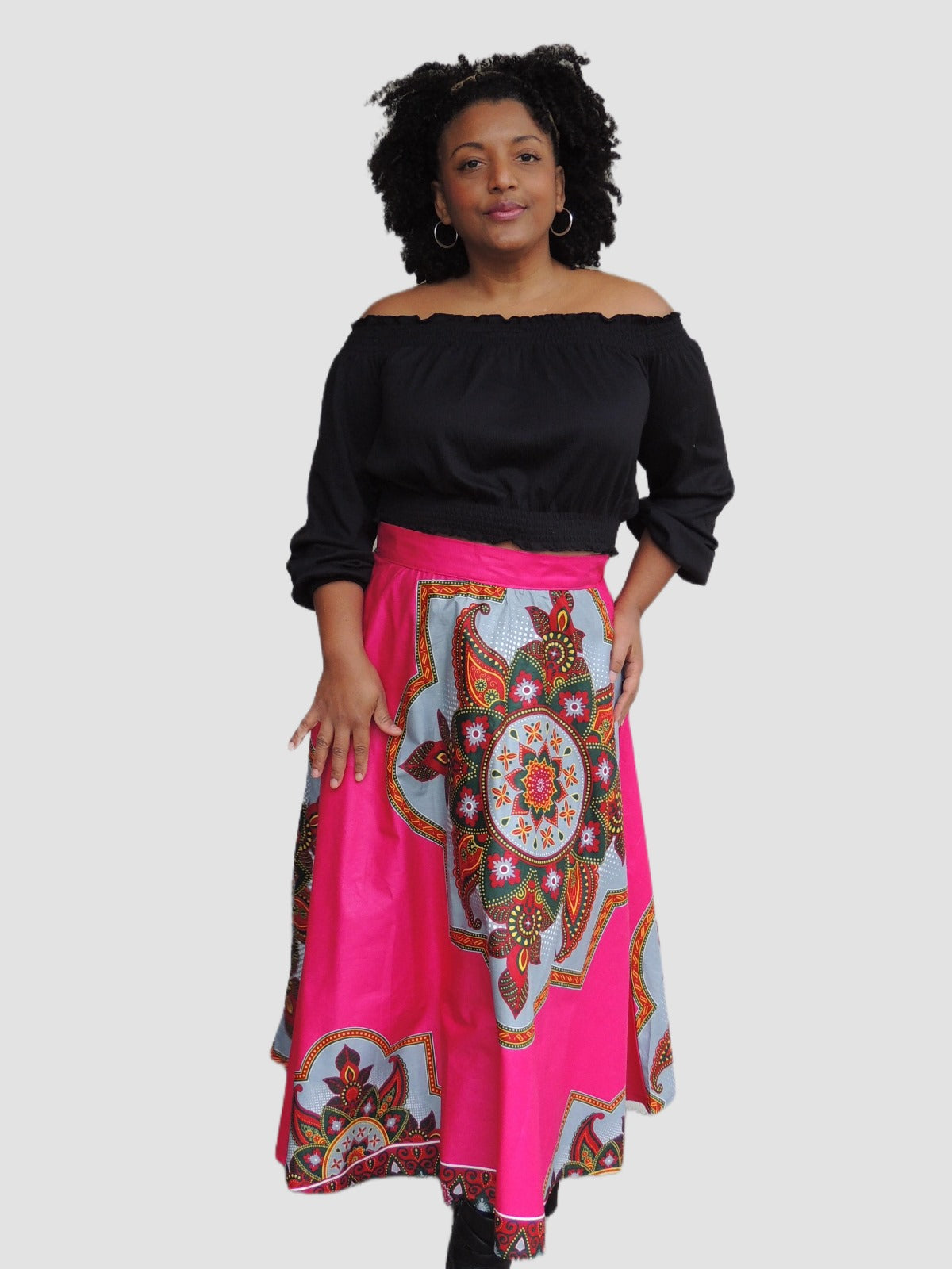 Maxi Rok van Afrikaanse Print