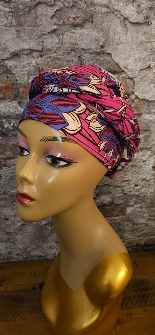 Nana Hoofddoek/Headwrap in Afrikaanse Print