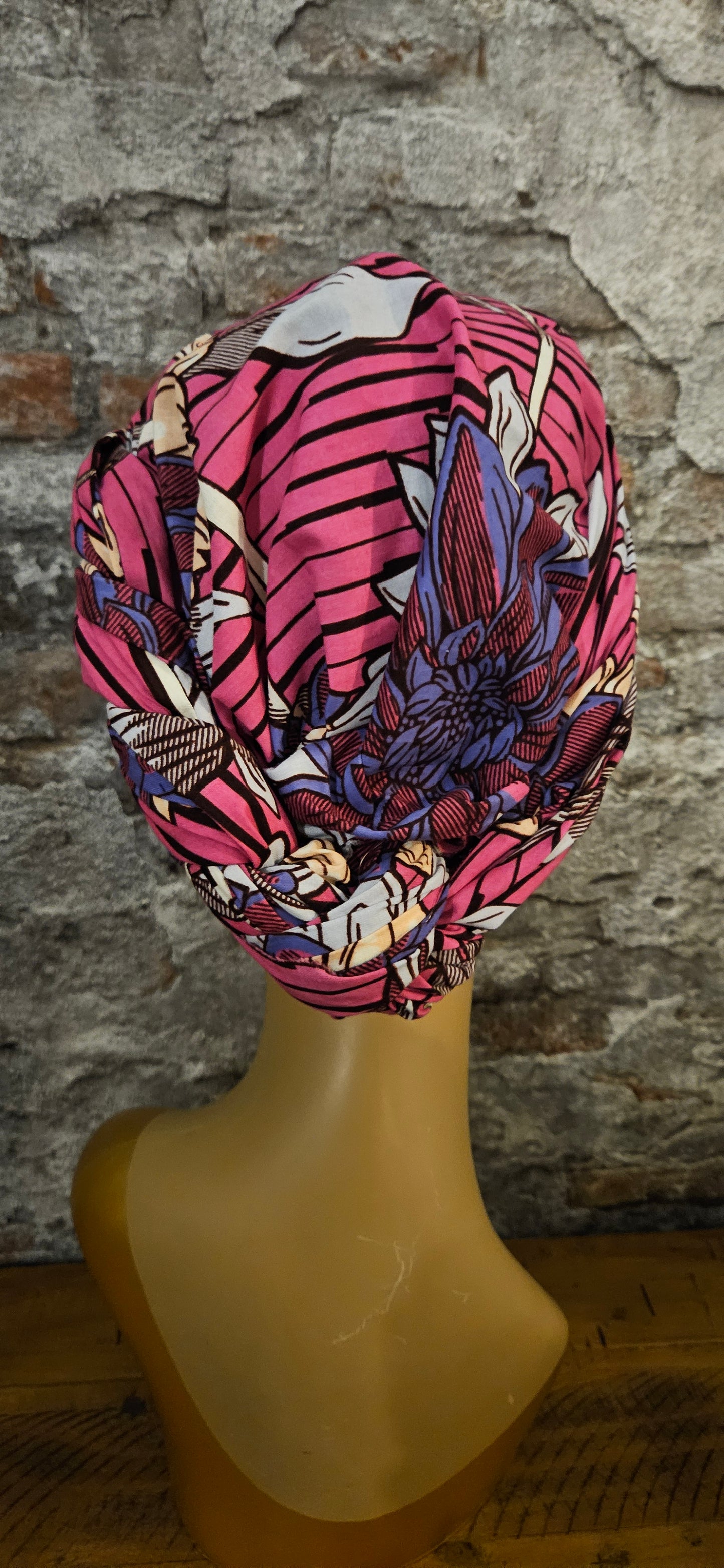 Nana Hoofddoek/Headwrap in Afrikaanse Print