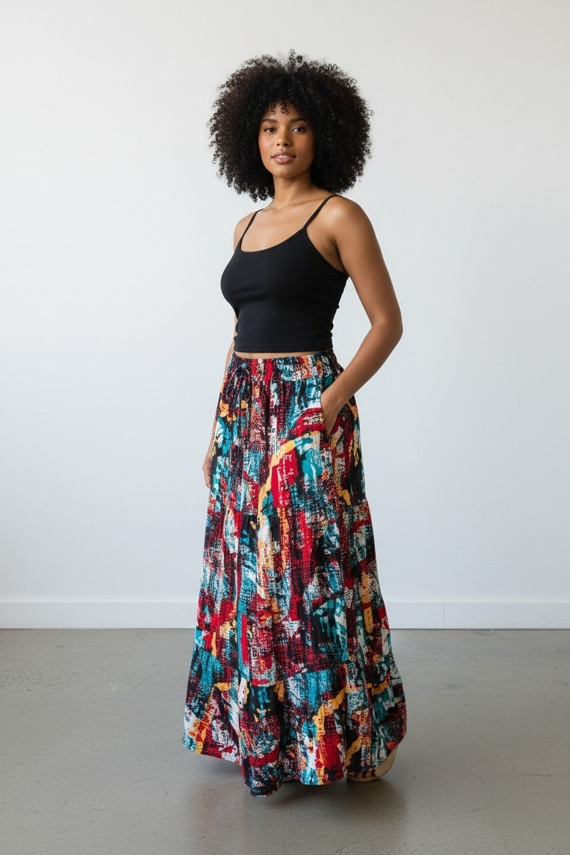 Rich Aunty Maxi Rok