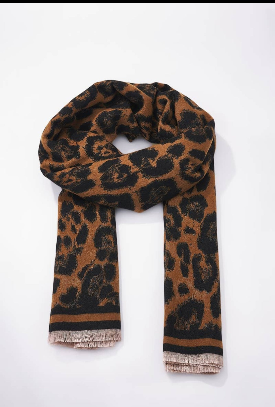 NANA sjaal met luipaardmotief