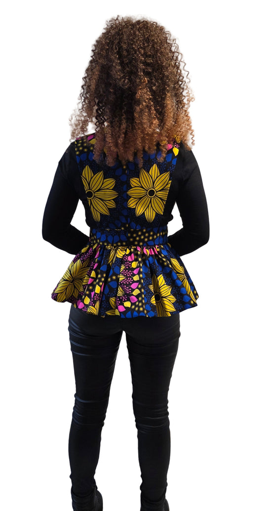 NANA Peplum-Vest Top