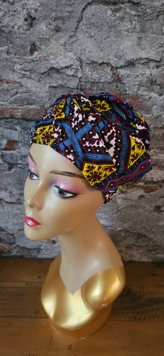 Hoofddoek/Headwrap in Afrikaanse Print