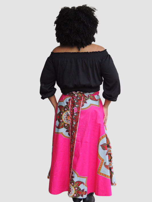 Maxi Rok van Afrikaanse Print