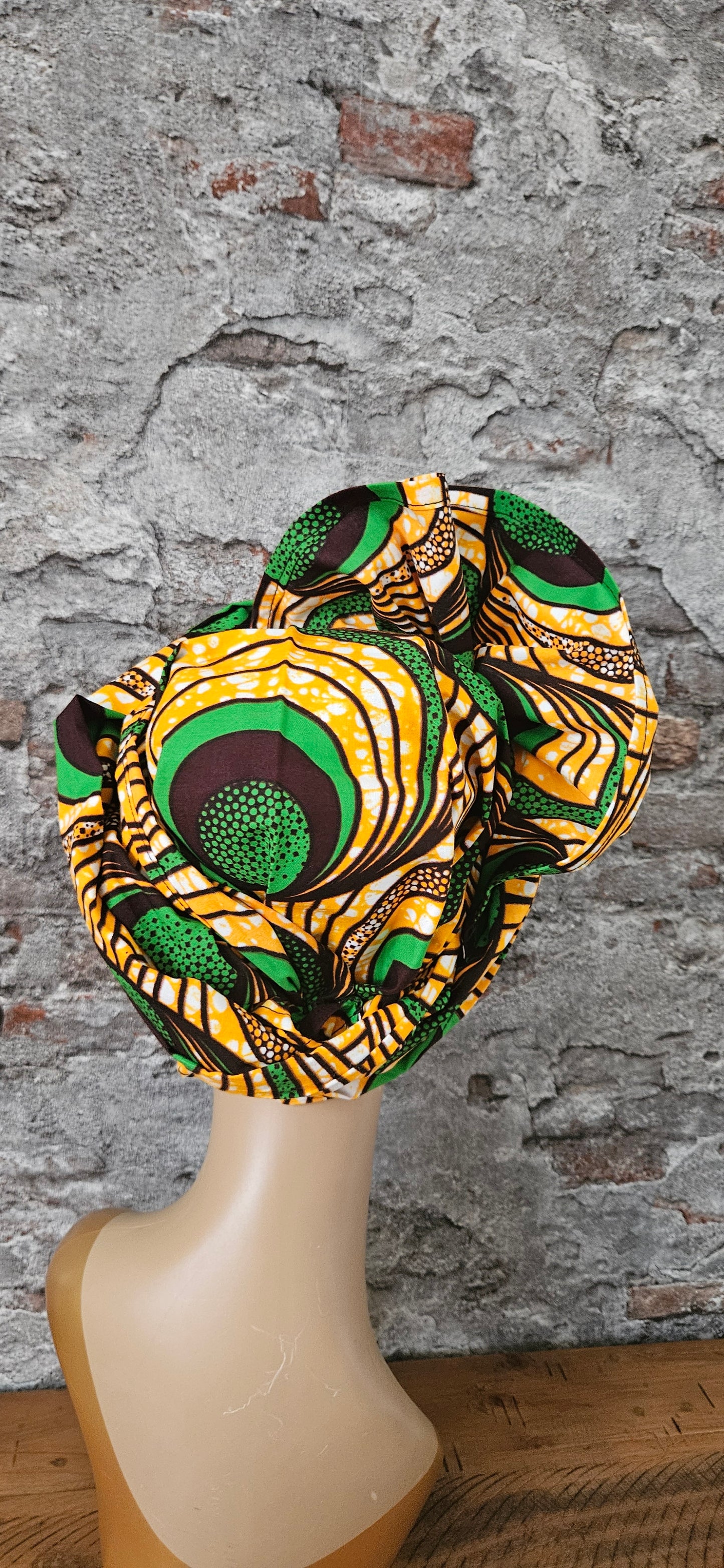 Hoofddoek/Headwrap in Afrikaanse Print