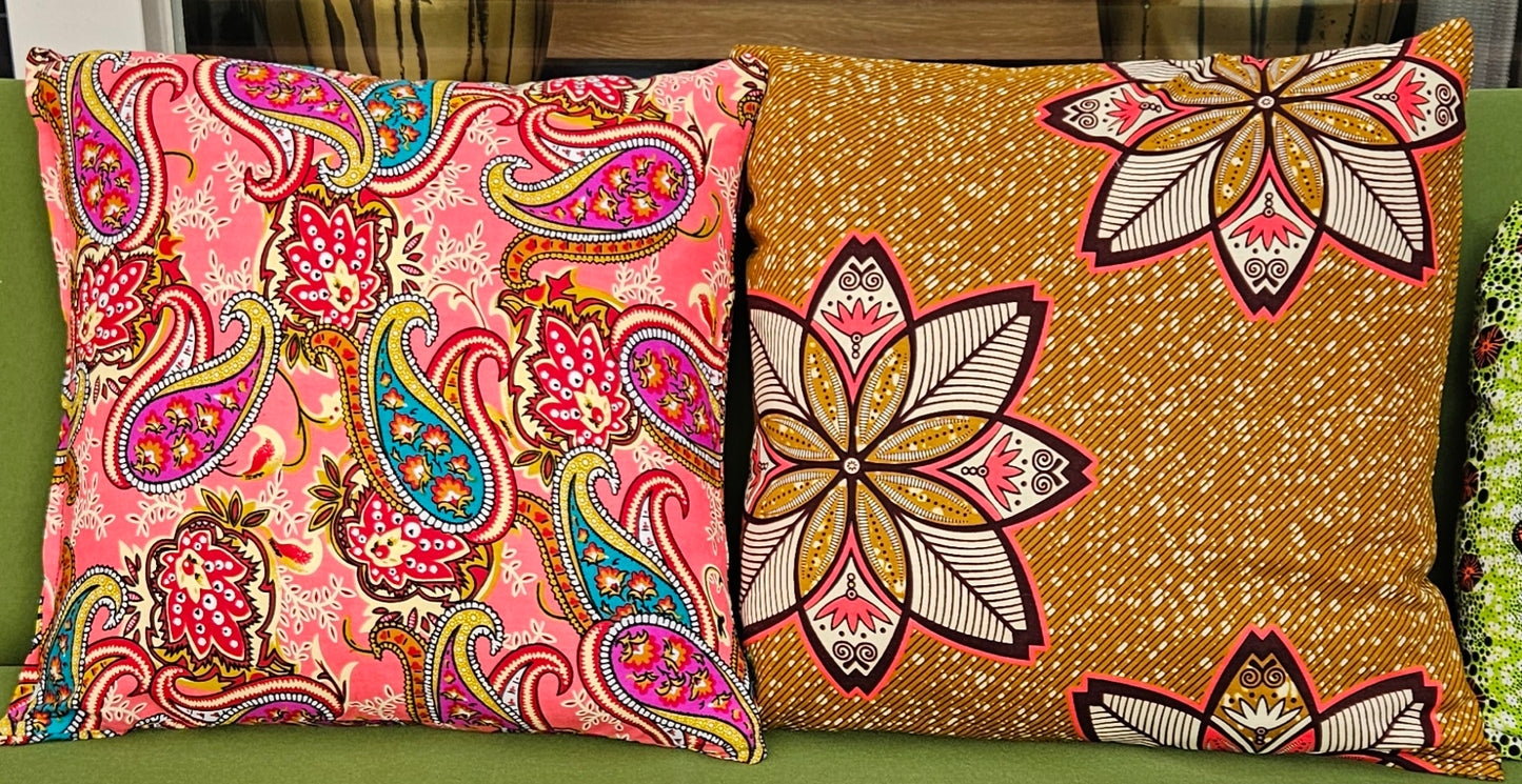 Kussenhoes in Afrikaanse Print