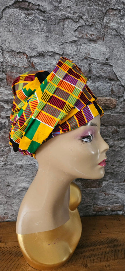 Hoofddoek/Headwrap in Afrikaanse Print