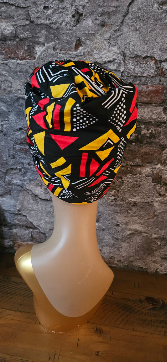 Hoofddoek/Headwrap in Afrikaanse Print