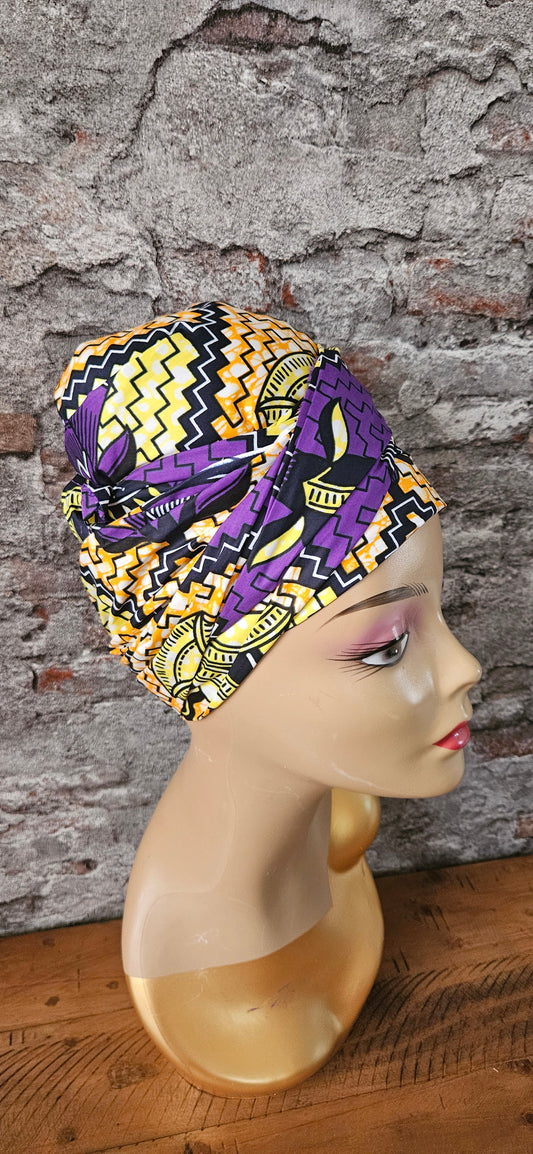 Hoofddoek/Headwrap in Afrikaanse Print