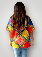 Afbeelding in Gallery-weergave laden, Dashiki Top van Afrikaanse Print - Multicolor 5
