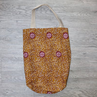 Tote Tas in Afrikaanse Print - Geel