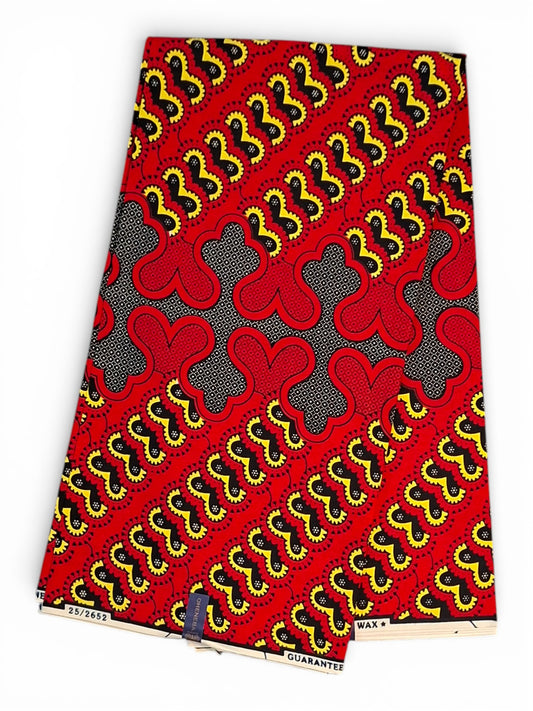 Supreme Wax Holland | Multicolor Geometrisch (Rood, Geel & Zwart)