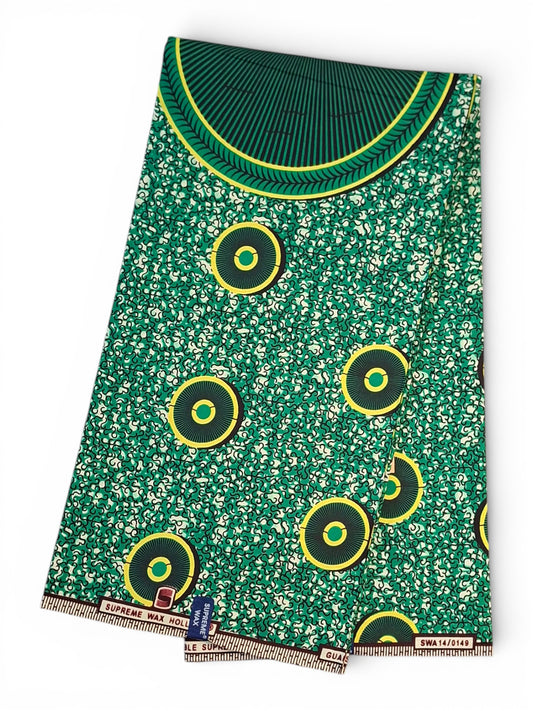 Supreme Wax Holland | Multicolor Geometrisch (Groen, Geel & Zwart)