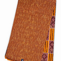 Ghana Kente Gold Fashion    Roze, Oranje & Bruin