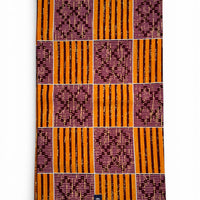 Ghana Kente Gold Fashion    Roze, Oranje & Bruin