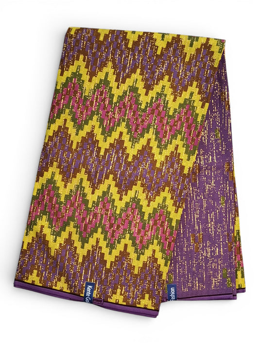 Kente Gold Fashion | Multicolor Geometrisch