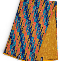 Ghana Kente Gold Fashion  Multicolor /Geometrisch