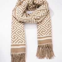 NANA sjaal met geometrisch patroon