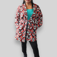 Kimono Vest van Afrikaanse Print