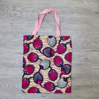 Nana's Tote Tas in Afrikaanse Print - Roze
