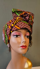 Afbeelding in Gallery-weergave laden, Hoofddoek/Headwrap in Afrikaanse Print
