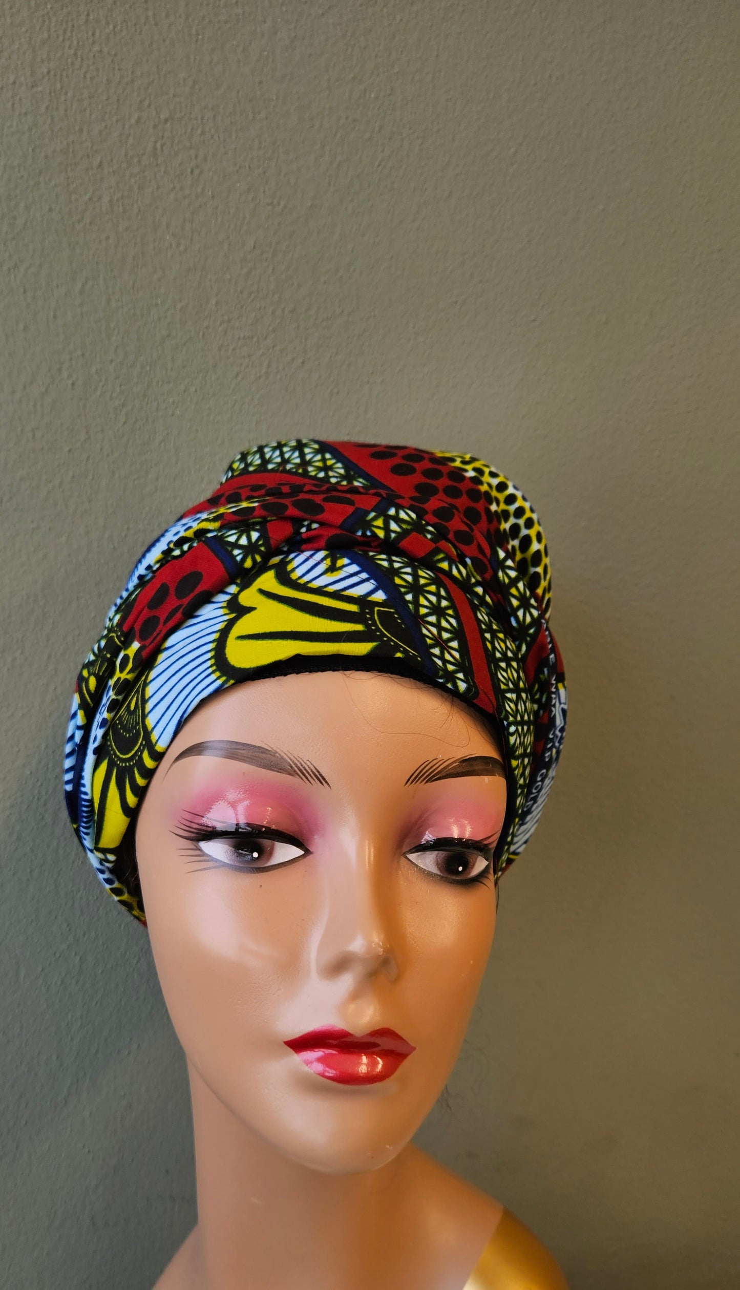 Hoofddoek/Headwrap in Afrikaanse Print