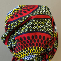 Hoofddoek/Headwrap in Afrikaanse Print