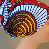 Hoofddoek/Headwrap in Afrikaanse Prin