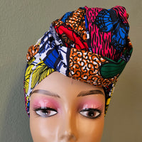 Hoofddoek/Headwrap in Afrikaanse Print