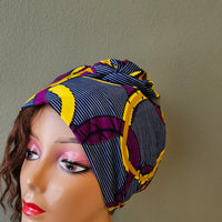 Hoofddoek/Headwrap in Afrikaanse Print(Gratis verzending)