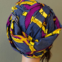 Hoofddoek/Headwrap in Afrikaanse Print(Gratis verzending)