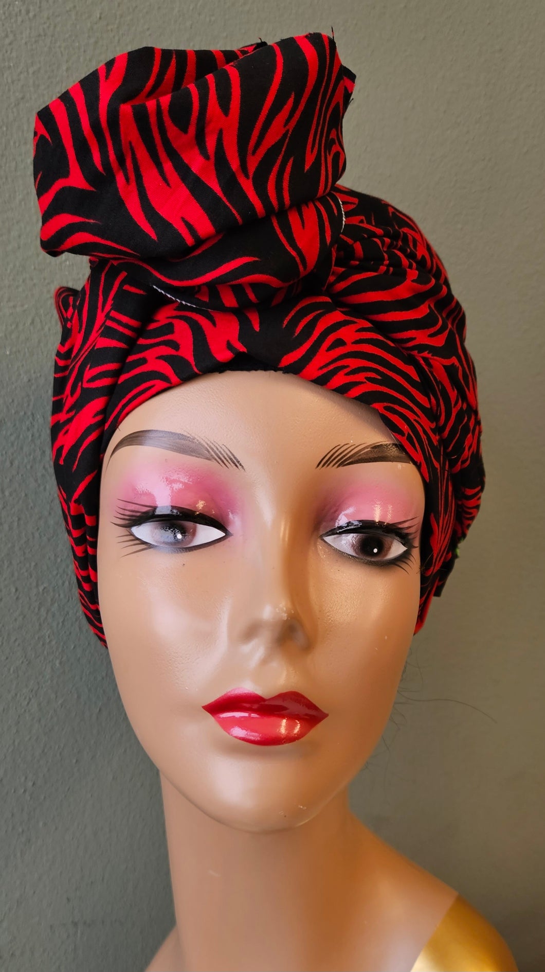 Hoofddoek/Headwrap in Afrikaanse Print